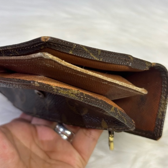 LOUIS VUITTON rare vintage zip wallet in monogram - Picture 6 of 17